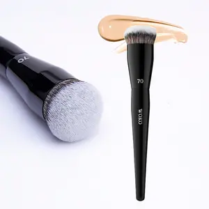 Pro 70 Big Foundation Brush, Cream Foundation Makeup Brush, Chubby Professional Synthetic Hair, Face Contour Makeup Tool, Cosmetic Brush, Makeup Blending Brush
