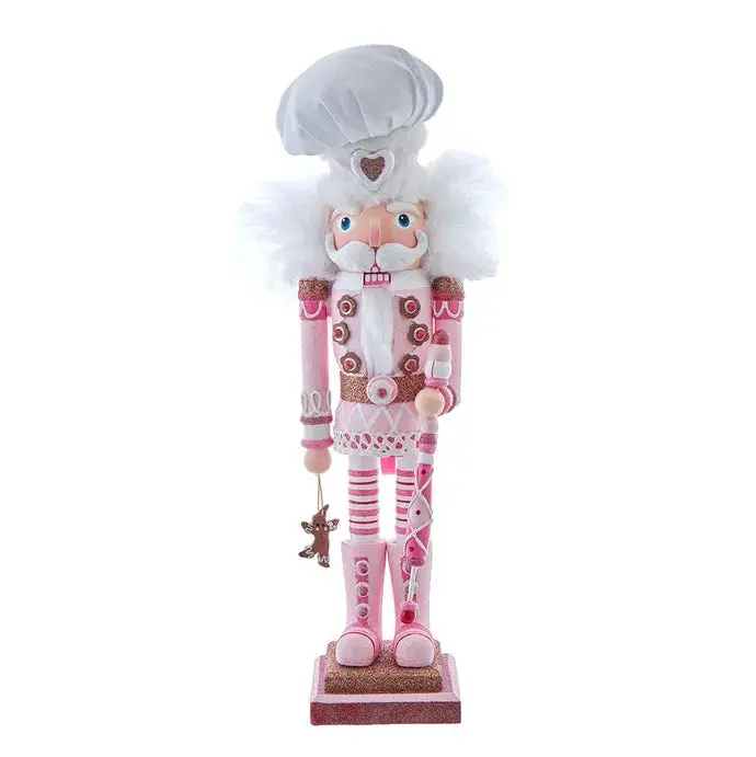 Hollywood Nutcracker™ Pink Gingerbread Baker Nutcracker