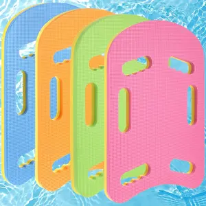 4 Pack EVA Foam Swimming Kickboard for Kids Beginners, Contour Kick Board with Handles for Swimming Training Float Exercise Equipment