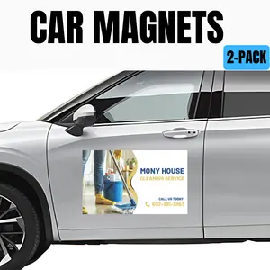 Custom Car Magnet 2- Packs