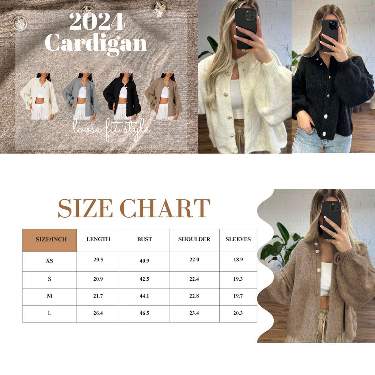 Women's Cardigan Sweaters Casual Lightweight Long Sleeve Button Up Knit Oversized  Fall Outwear TikTokShopBlackFriday