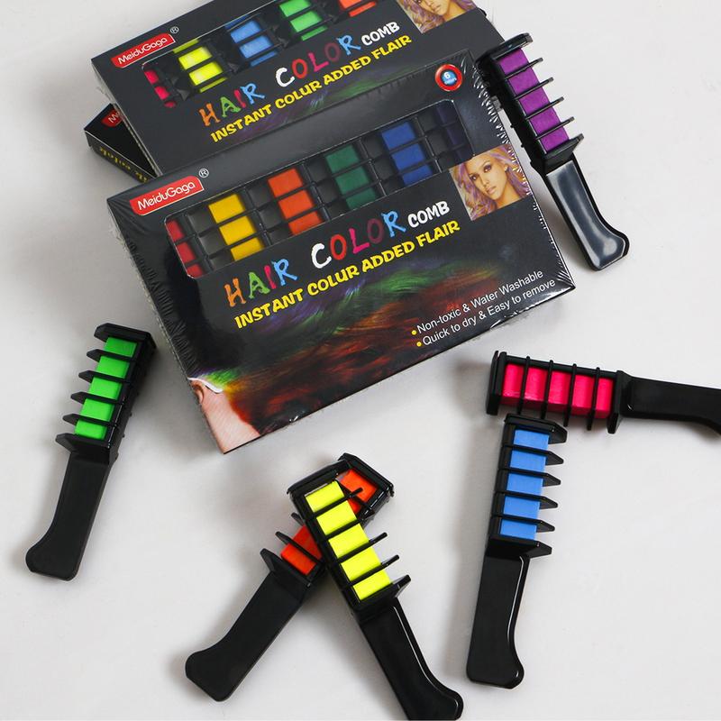 Instant Hair Color Comb - Non-Toxic Water-Washable Quick Dry Vibrant Temporary Color for Fashion Enthusiasts - Haircarem