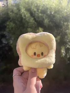 Cute Mini Plush Doll Clothing Bread with bag