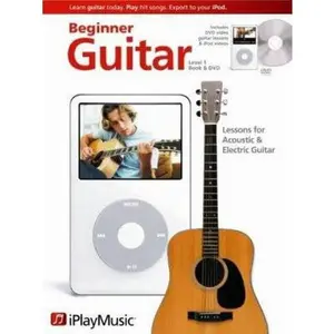 USED-Beginner Guitar Lessons - Level 1: Iplaymusic Book/DVD Pack [With CD] by Carroll, Quincy (Paperback)
