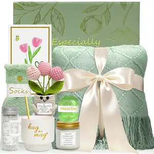 Gifts for Women - Self Care Gift Basket for Loss of Loved One, Miscarriage, Bereavement Thinking of You, Get Well Soon Care Package, Birthday Valentines Da