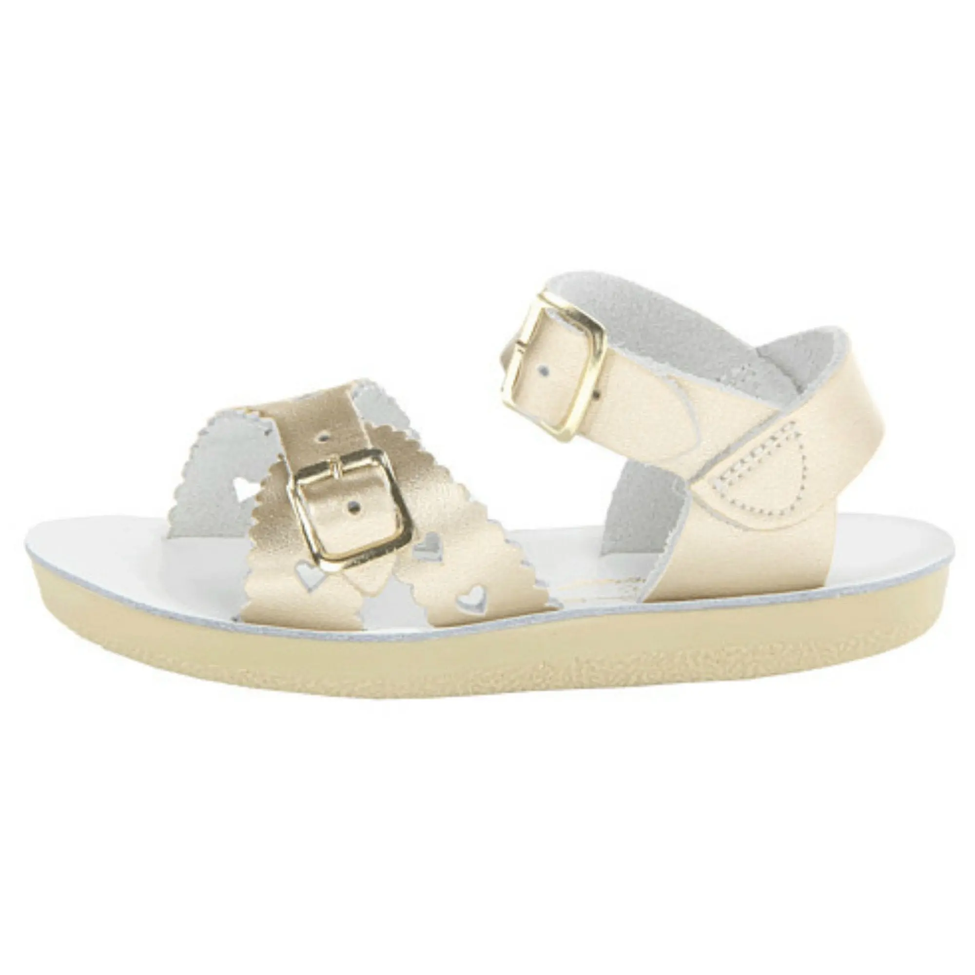 Gold Sweetheart Sandals
