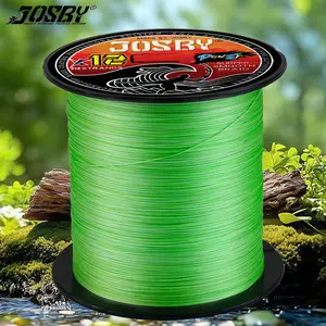 Josby X12 300m 12 Strands Braided Fishing Line, Japanese Multifilament Pe Line, Saltwater Freshwater Multi-Water Use Accessory