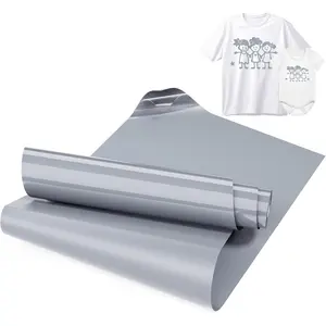 Heat Transfer Vinyl  for T-Shirts 12" x 8ft Iron  Vinyl Roll Compatible   Machine, HTV Heat Press Vinyl-Easy to Cut & Weed for Fabric Design