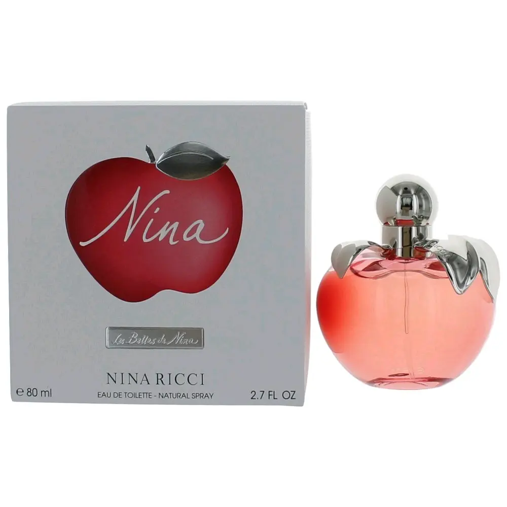 Nina by Nina Ricci, 2.7 oz EDT Spray for Women, Spray Bottle, Floral Fruity, 2 To 2.9 Fl Oz, Fresh, Topical Spray Women's Fragrance