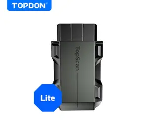 TOPDON TopScan Lite OBD2 Scanner Bluetooth Bi-Directional Wireless Diagnostic Tool for iOS & Android 8+ Hot Resets Repair Guides Check Engine Code Reader Performance Test 1 Year Update Free