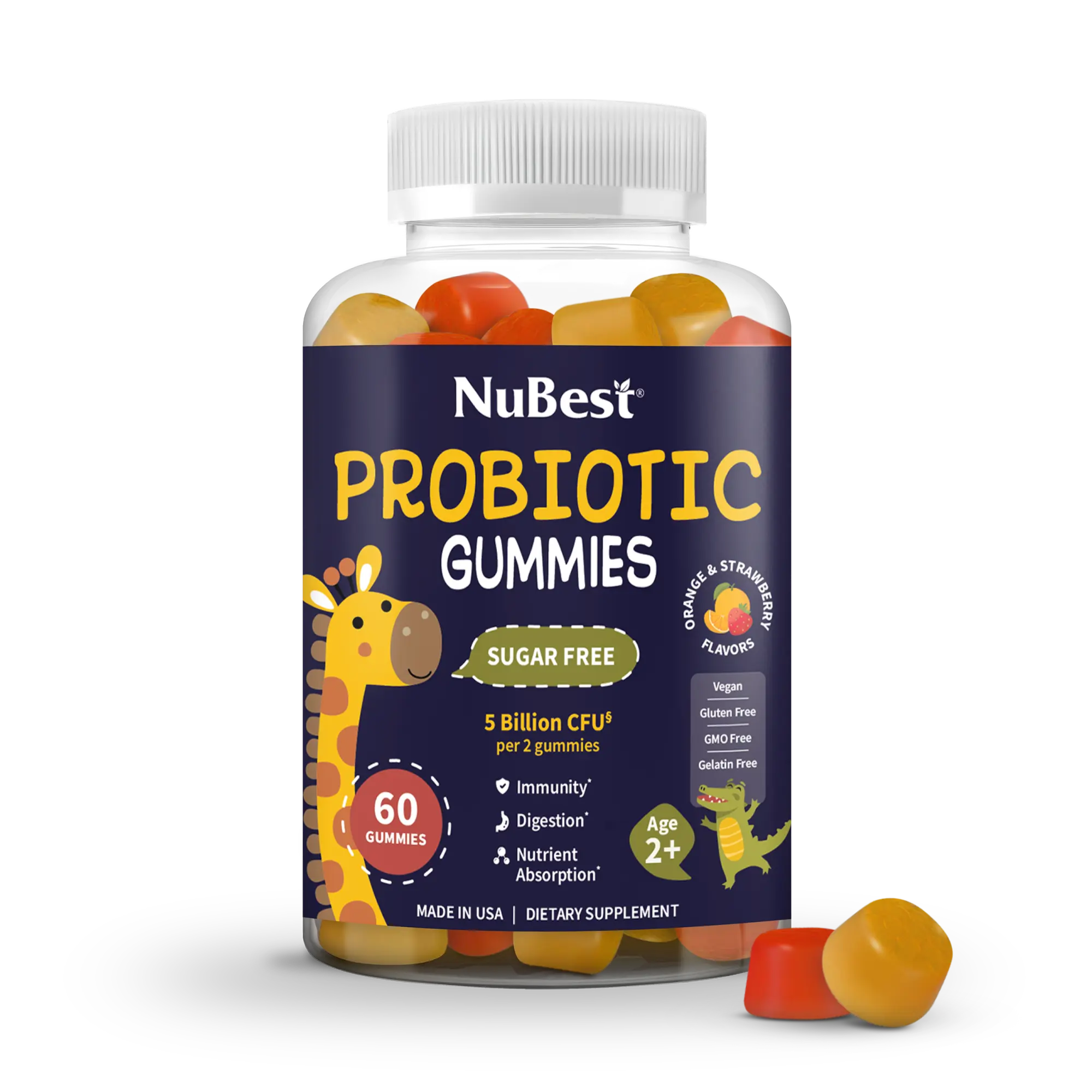 NuBest Probiotic Gummies | 5 Billions CFU That Actually Reach the Gut