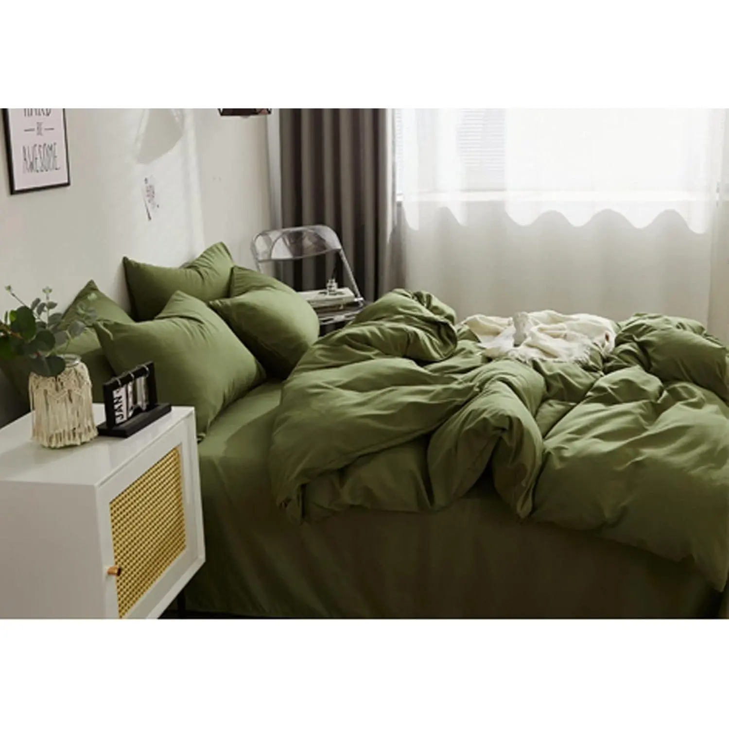 Olive Green Comforter Set