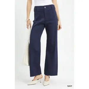 Umgee Button Stretched Pants