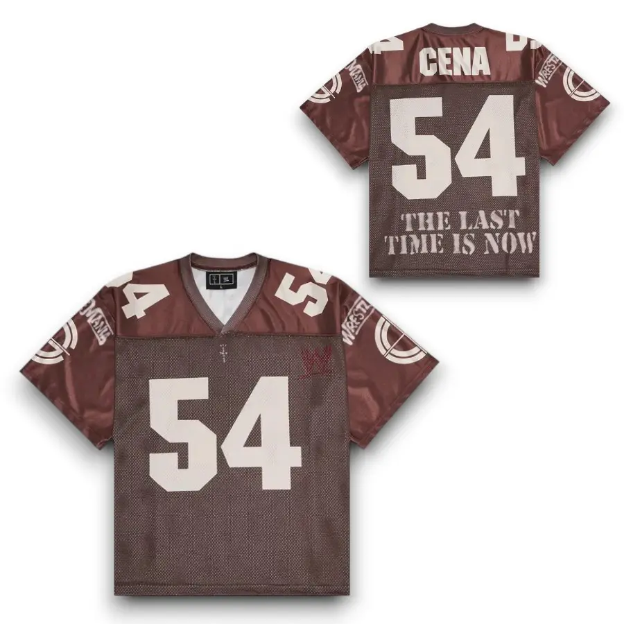 WWE John Cena Chain Gang Camo Football Jersey, Outdoor Sportswear
