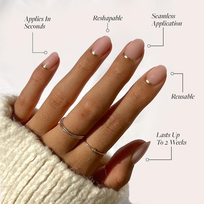 Glamnetic Short Squoval Press On Nail Collection