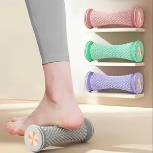 1-piece/2-piece Manual Foot Roller Massager Relieves plantar fasciitis, heel, and arch pain Multi-functional deep tissue foot massager Features trigger point therapy and reflexology tools