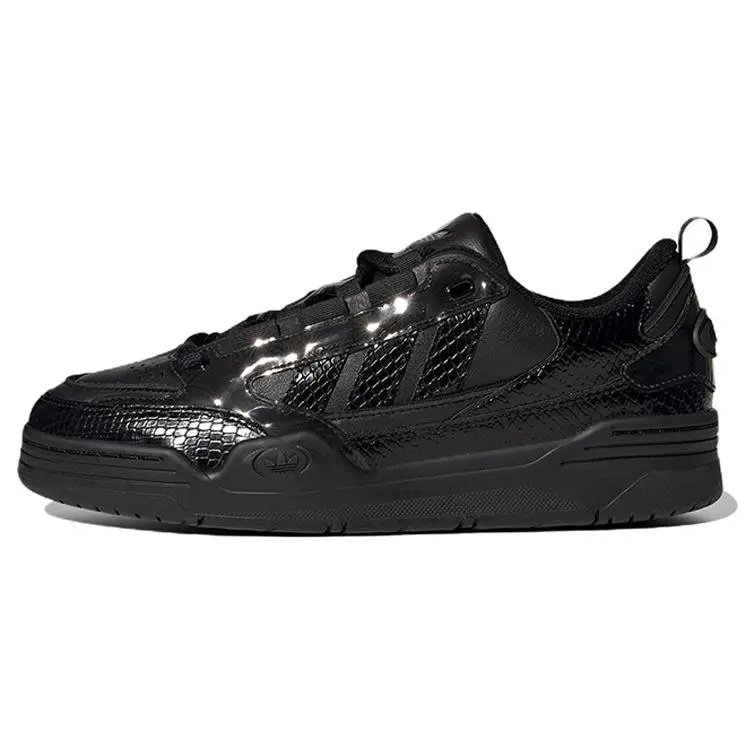 Adidas ADI2000 Snakeskin Black' Trendy Durable Non-slip Low Top Skate Shoes Unisex GW4698