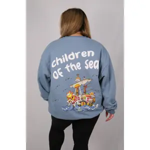 Pirate Children of the Sea Sweatshirt VER2 - Blue