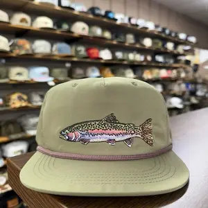 Rainbow Trout Rope Hat - Sagebrush