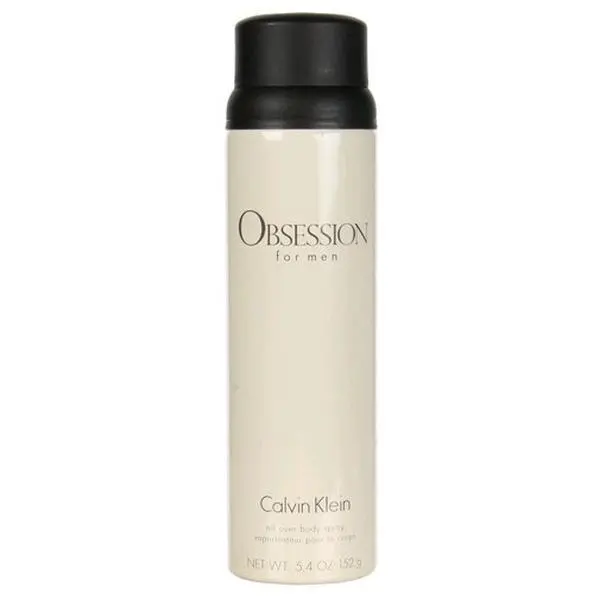 Calvin Klein Obsession Men Body Spray - 5.4 oz (150 mL), Signature Scent for Male Grooming, Long-Lasting Freshness for Daily Use, 150Ml