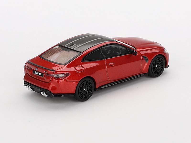 BMW M4 Competition (G82) Sakhir Orange LHD (Mini GT) Diecast 1:64 Scale Model - TSM MGT00811