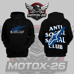Retro Alpinestars ASSC v3 Racing Premium Cotton Unisex Hoodie T-Shirt, The Motorcycle Graphic Hoodie T-Shirt, Sunday Racing Hoodie T-Shirt, Biker Outfit, Gift For Speed Fan, Fan Gear Cotton For Moto Fan, Motorsports Clothing Riders Motocross
