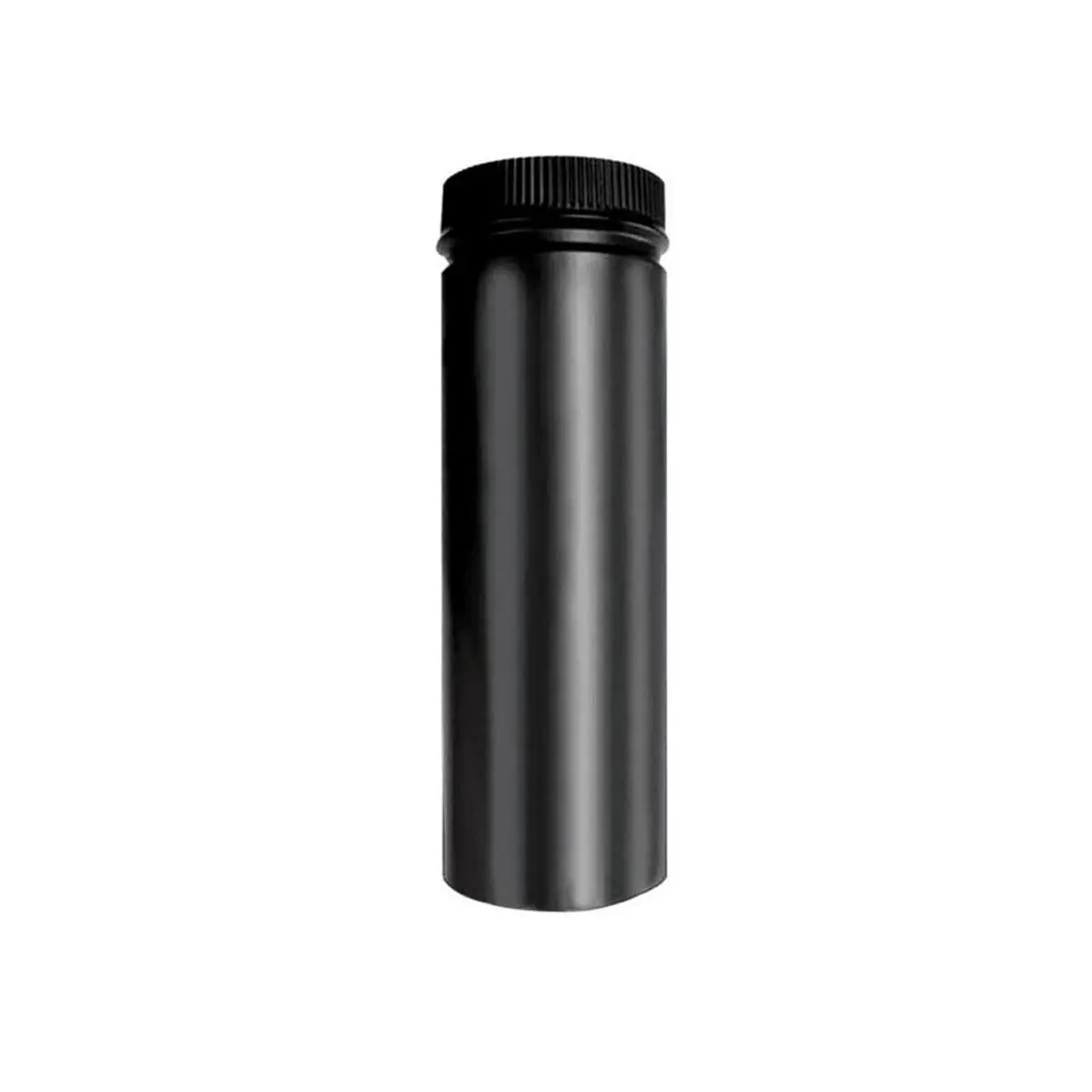212 MAIN Selkirk DSP6P12-1 Black Matte Double Wall Smoke Steel Pipe - 6x12 in., Highly Durable Household Appliance Part, 3 Metal Screws for Wood Stove to Insulated Chimney Connection, Steel Pipes