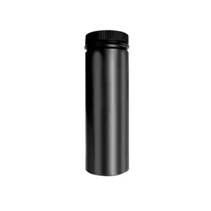 Selkirk DSP6P12-1 6 x 12 in. Double Wall Smoke Pipe, Black Matte