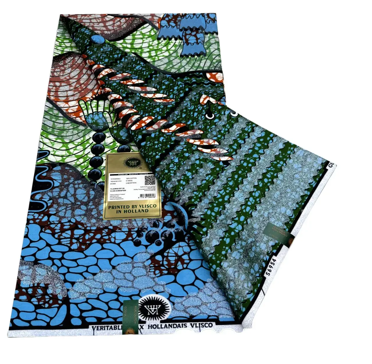 2TH Grand Super Wax Kitenge Liputa Dress, Batik Dressmaking Fabric for Fashion Accessories
