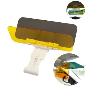 Harkapy Car Sun Visor Extender 2 in 1 Anti Glare HD Acrylic Day Night Dual Purpose Flip Up Shield For Driving UV Protection Anti High Beam Headlight Glare