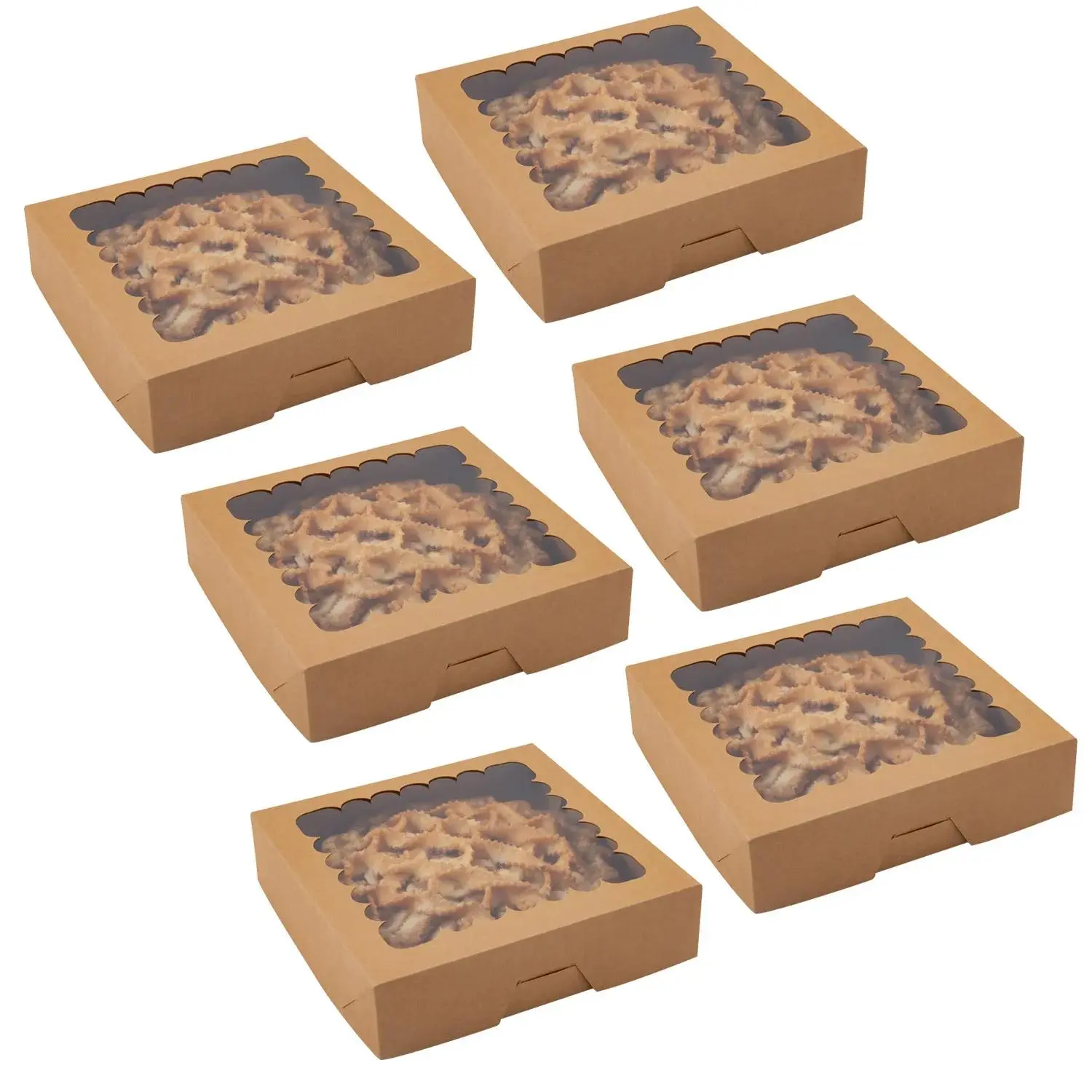 Bulk 48 Pc. Kraft Paper Pie Treat Boxes Bulk 48 Pc. Kraft Paper Pie Treat Boxes