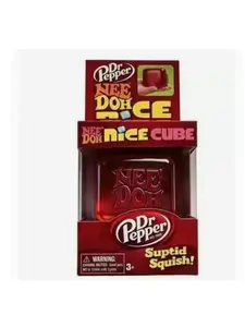 Burgundy Ice Cube Stress Relief Toy — Knead to Your Heart's Content, Enjoy Non-Edible Sensory Fun. Stress Relief — Squeeze It Any Way You Like! — Suitable for All Ages — Non-Edible