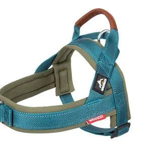 Winkoo Easy-fit T-Shaped Harness No Pull Dog Vest with Breathable Mesh Padded Adjustable Reflective Harness Escape Proof Quick Fit Design for Small Medium Large Dogs Triple Reinforcement