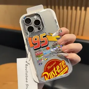 High Bamboo Creative Aesthetic Lightning 95 Label Phone Case, Fits iPhone 17/17 Pro/17 Pro Max/16/16 Pro/16 Pro Max/11/11 Pro/11 Pro Max