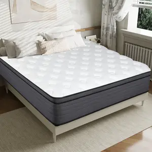 10 inch Medium Firm Hybrid Good Mattress Memory Foam and Pocket Spring Twin Full Queen King Size Mattress In a Box bed  mattress motion isolation
