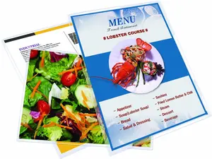 Royal Sovereign Heat Sealed Laminating Pouches 7 Mil Menu Size Clear Gloss (50 Pack) (RF07MENU0050)