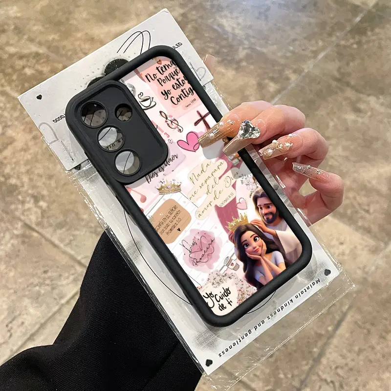Phone case for Samsung S24 ultra plus S25 S23 S22 Ultra Plus Divine Love Advanced fashion gift Full Body Protection Shockproof Soft Silicone Cover
