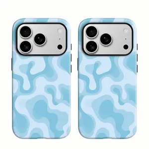 Fluid Blue Waves Phone Case — Compatible with Samsung S26/S25/S24/S23/S22/S21 and iPhone 17/16/15/14/13/12/11 Phone Cases. Drop-resistant, non-slip, and fade-resistant. A stylish gift option.