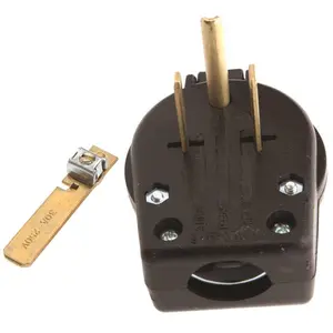 Forney Industries  230V 50 Amp Heavy Duty Universal Electrical Plug