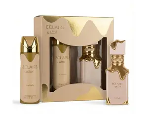 Lattafa Eclaire 2 Piece Set Woman 3.4 oz Eau de Parfum (EDP) Fragrances