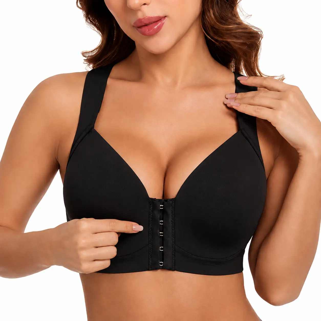 Shapewear with bra Bare Essentials Unlined Wireless Back Support Bra Womenswear Basic