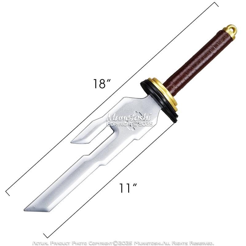 Munetoshi 18" Foam Dagger Inverted Spear Anime q Cosplay Toji Game Heaven Replica Costume Ken Prop