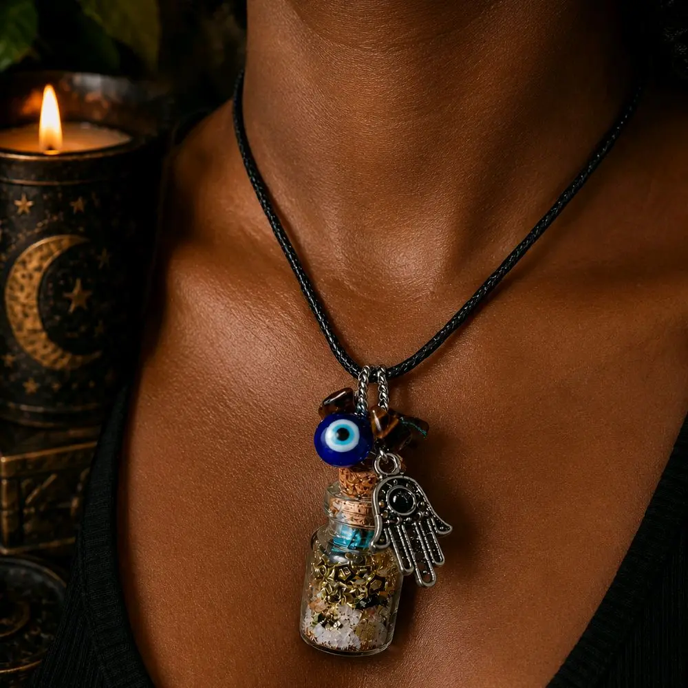 Protection Necklace Spell Jar MTO