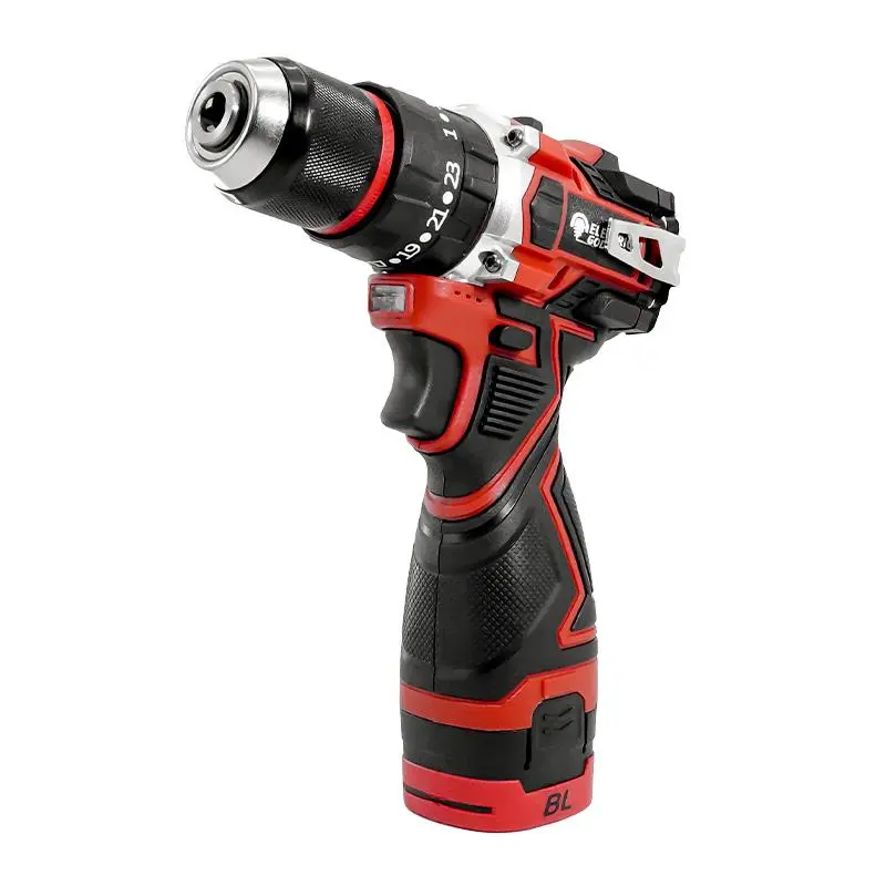 16.8V Brushless Cordless Impact Drill, Electric Goddess 3-in-1 Handheld Drill Driver with 280Nm High Torque, 2 Batteries, Charger & Storage Box for Wood, Metal, Concrete Drilling