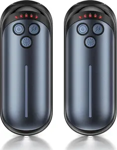 Rechargeable Hand Warmers 2 Pack, 6000mAh Electric Hand Warmer Rechargeable, 2 in 1 Portable Hand Warmers with AI Smart Chips, Outdoor, Hunting, Camping for Family for Christmas