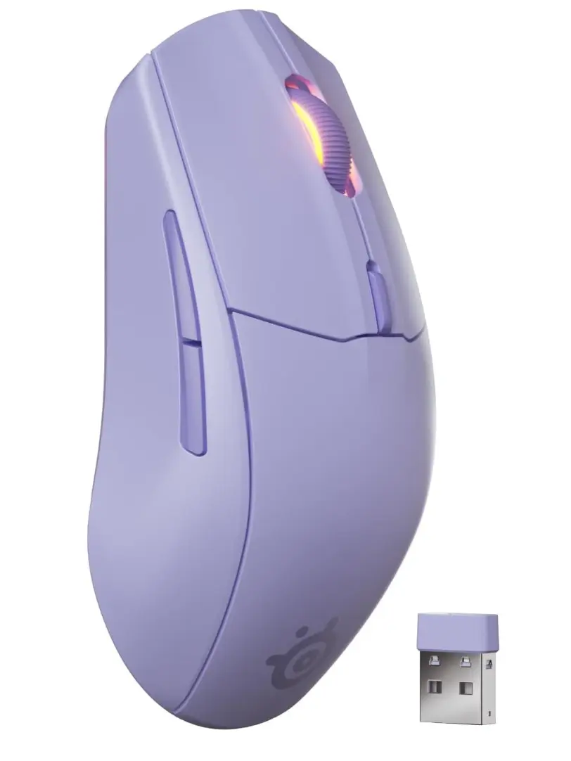 SteelSeries Rival 3 Wireless Gen 2 Gaming Mouse - Lavender
