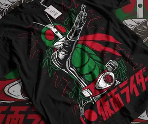 Kamen Rider Japanese Tokusatsu Science Fiction Hero TV Show Character T-Shirt