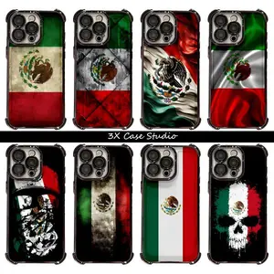 Mexico Flag  Phone Case For iPhone 17 16 15 14 13 12 Pro Max Plus Anti Fall Birthday And Holiday Gifts Case Cover