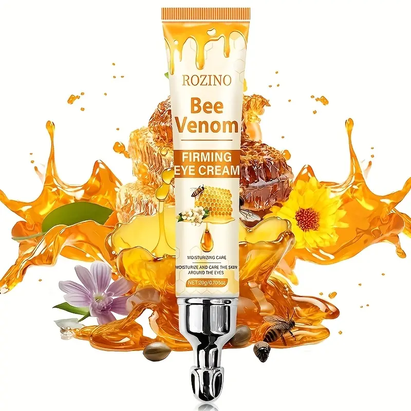 ROZINO Firming Eye Cream with Natural Honey - Reduces Fine Lines & Wrinkles - Daily Use Skincare Routine - 20g - Firming Action & Natural Ingredients