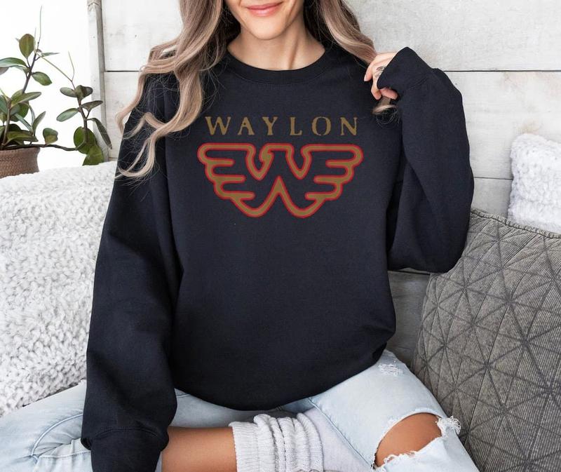 Waylon Jennings - Official Merchandise - Flying W Logo Sweatshirt